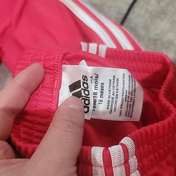 Adidas track suit pink toddler girls,18months - Picture 5 of 5